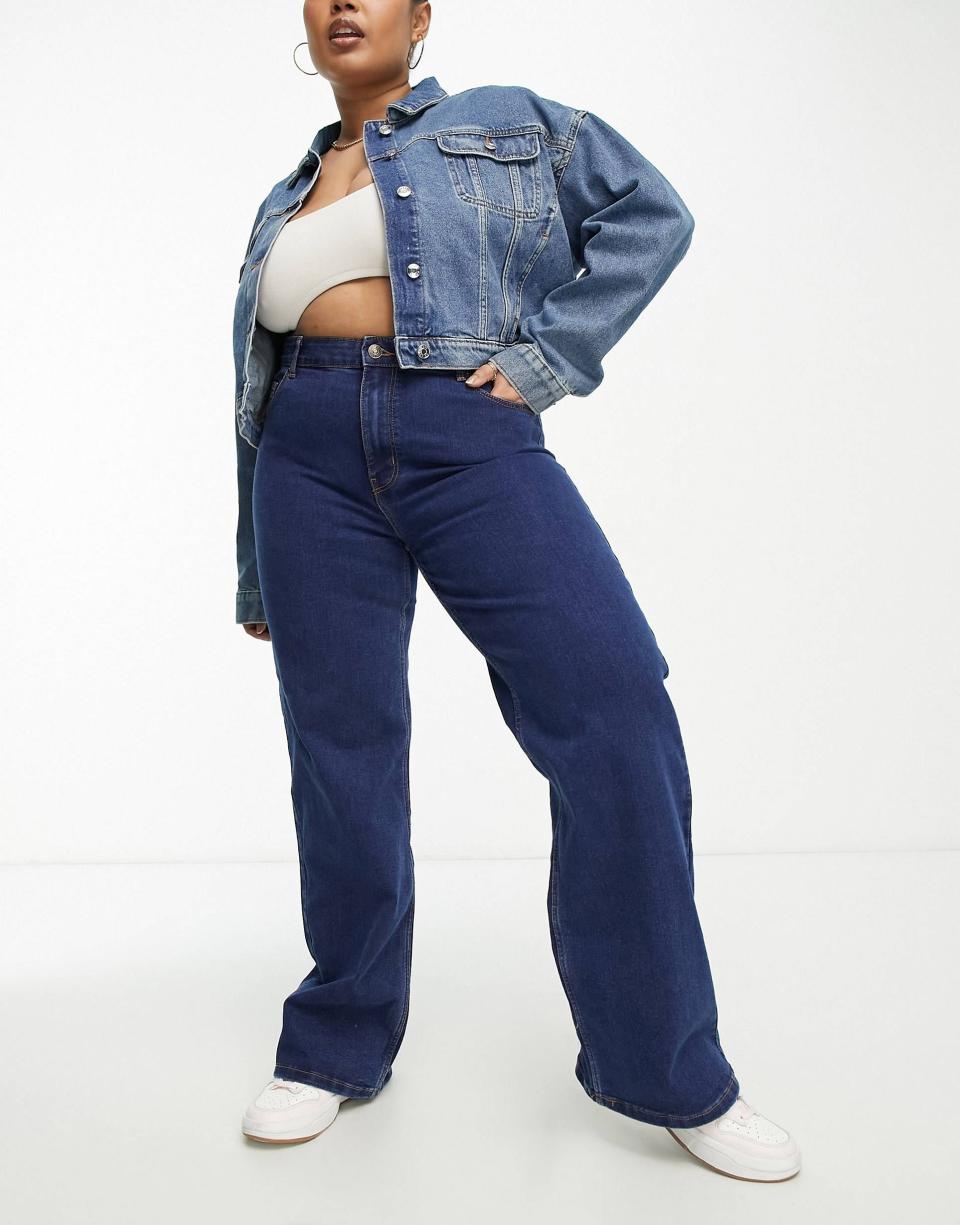 <p><a href="https://go.redirectingat.com?id=74968X1596630&url=https%3A%2F%2Fwww.asos.com%2Fus%2Fpieces-plus%2Fpieces-curve-peggy-high-waisted-wide-leg-jeans-in-dark-blue%2Fprd%2F203386464&sref=https%3A%2F%2Fwww.cosmopolitan.com%2Fstyle-beauty%2Ffashion%2Fa25424799%2Fbest-high-waisted-jeans-women%2F" rel="nofollow noopener" target="_blank" data-ylk="slk:Shop Now;elm:context_link;itc:0;sec:content-canvas" class="link ">Shop Now</a></p><p>Peggy High Waisted Wide Leg Jeans</p><p>$54.00</p><p>us.asos.com</p>