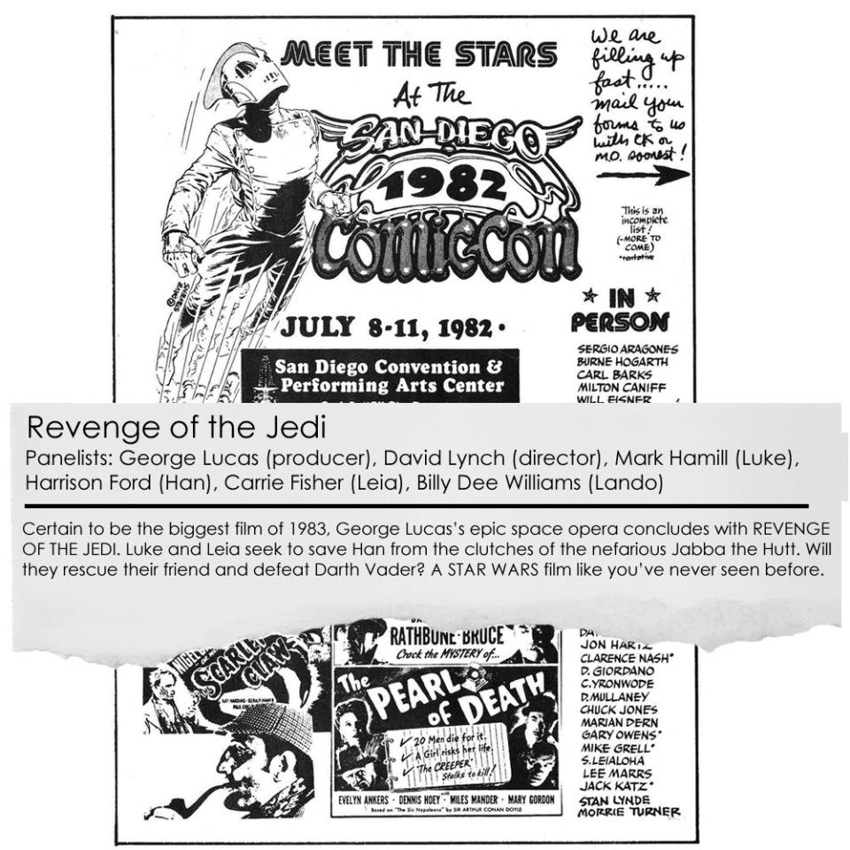 1982: 'Revenge of the Jedi’