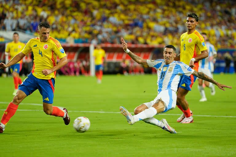 Ángel Di María, en su último partido con la selección argentina, fue una de las figuras

