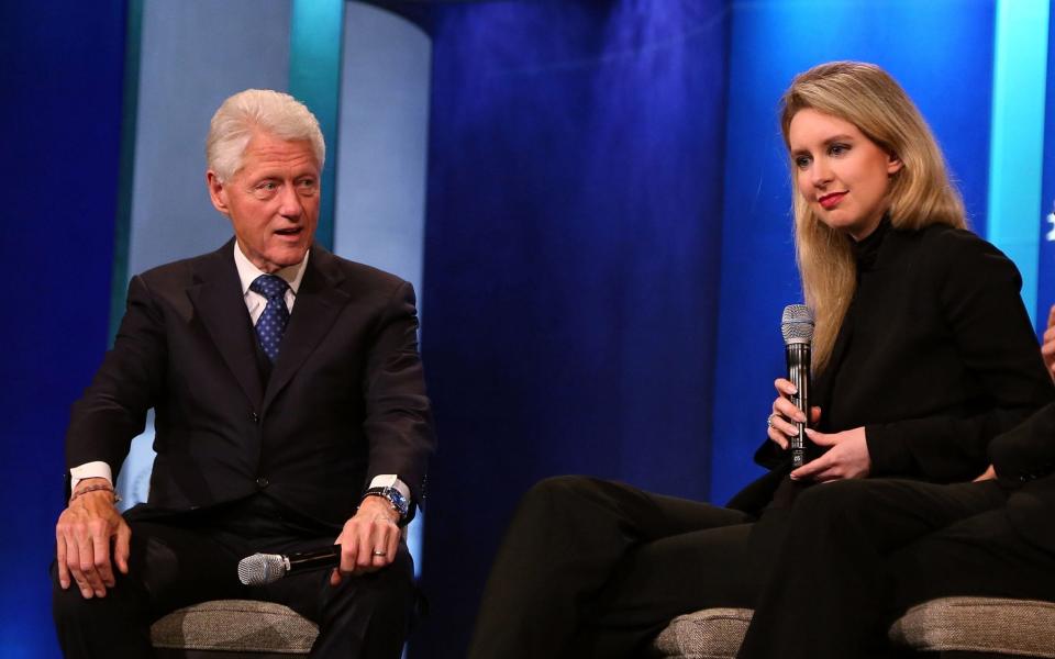 During the height of her popularity, Elizabeth Holmes appeared on the cover of Time and appeared on stage to discuss her company with the likes of Bill Clinton -  Taylor Hill/ FilmMagic