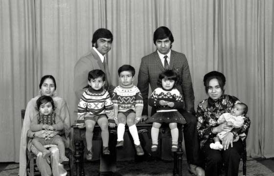 Family group taken at the W.W.Winter studio, 1970s