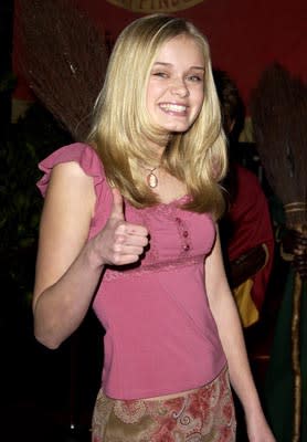 Sara Paxton at the Hollywood premiere of Warner Brothers' Harry Potter and The Chamber of Secrets