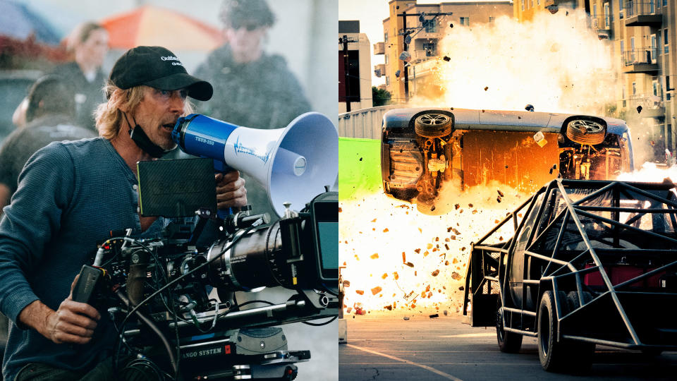 Michael Bay brings his trademark spectacle to the screen once again in intense thriller 'Ambulance'. (Universal)