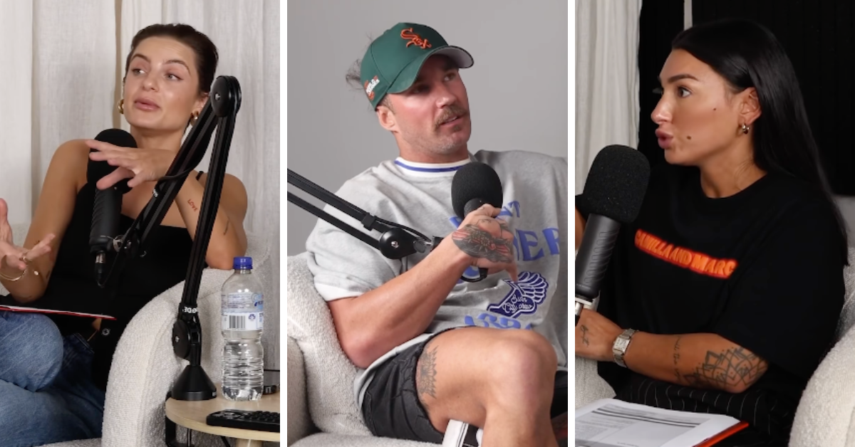 Dom, Jack, Ella on sit with us podcast 