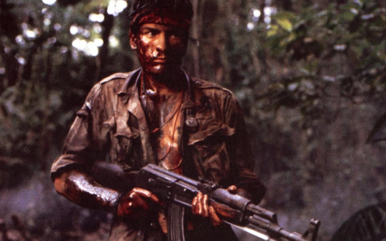 Charlie Sheen in Platoon