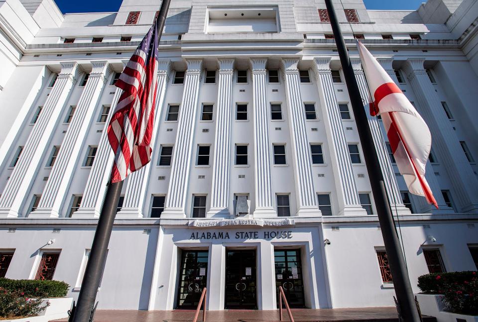 The Alabama Statehouse in Montgomery, Ala., on Tuesday December 8, 2020.