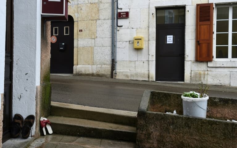 L'agence postale de Montréal-la-Cluse, dans l'Ain, le 9 décembre 2014, où une postière a été tuée six ans plus tôt - PHILIPPE DESMAZES © 2019 AFP