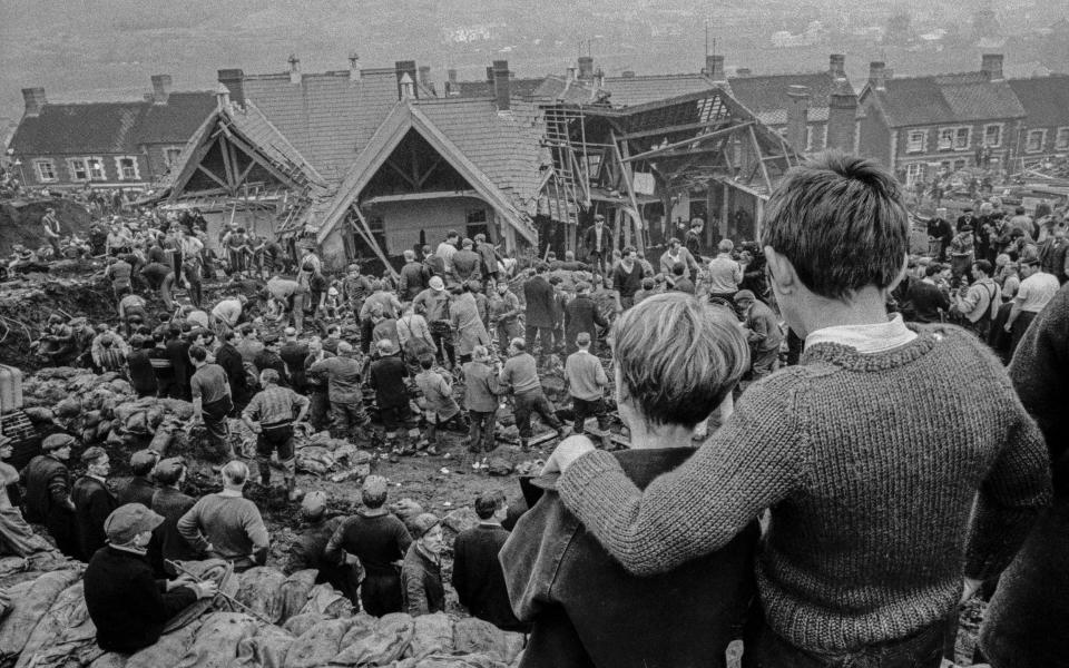 The 1966 Aberfan Coal Slip Disaster, which claimed the lives of 144 adults and children - David Hurn / Magnum Photos