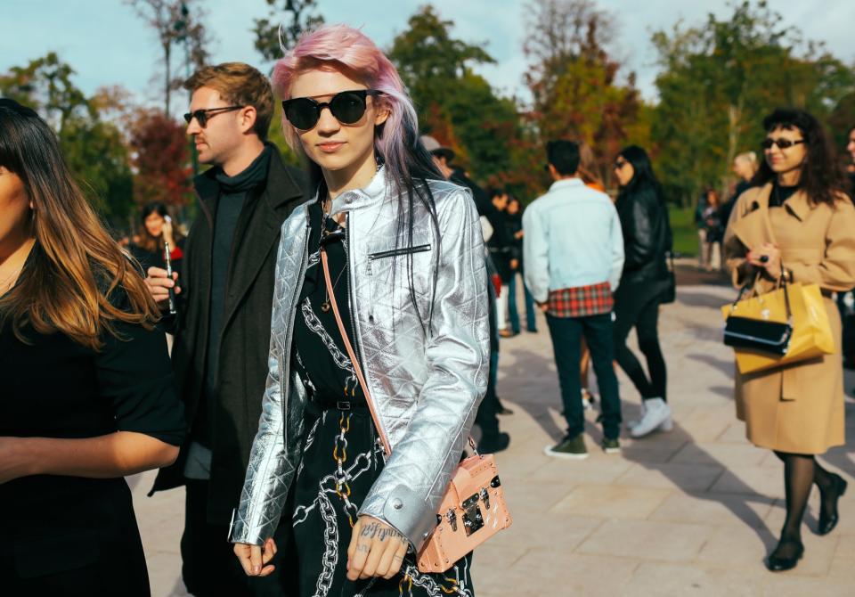 Grimes in Louis Vuitton