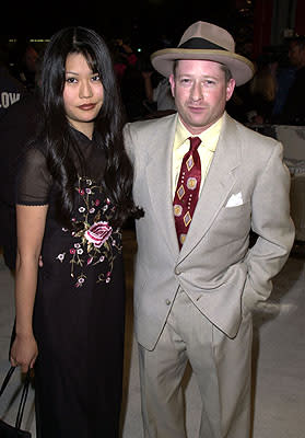Max Perlich and wife Jia at the Hollywood premiere of New Line's Blow