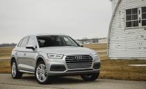 <p>It couldn't be much tighter in the sales race between Audi's <a rel="nofollow noopener" href="http://caranddriver.com/audi/q5" target="_blank" data-ylk="slk:popular Q5 crossover;elm:context_link;itc:0;sec:content-canvas" class="link ">popular Q5 crossover</a> and its rival the Mercedes-Benz GLC, as the two were separated by just 251 units. And the Audi triumphed with only one bodystyle (there's no coupe-like version-yet) and a single performance variant, <a rel="nofollow noopener" href="http://caranddriver.com/audi/sq5" target="_blank" data-ylk="slk:the SQ5;elm:context_link;itc:0;sec:content-canvas" class="link ">the SQ5</a>.</p>
