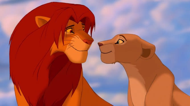 Simba and Nala in the original 1994 version of 'The Lion King'. (Credit: Disney)