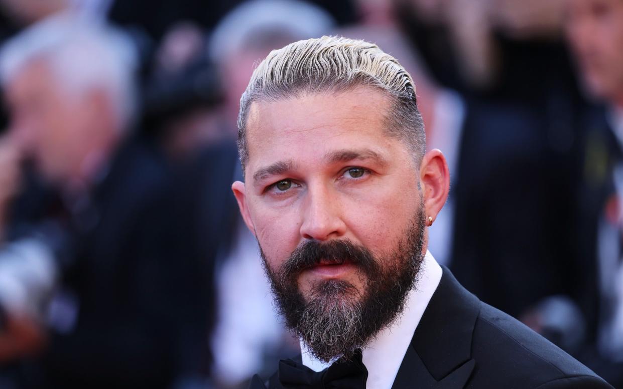 Shia LaBeouf attending the Cannes Film Festival in May 2024