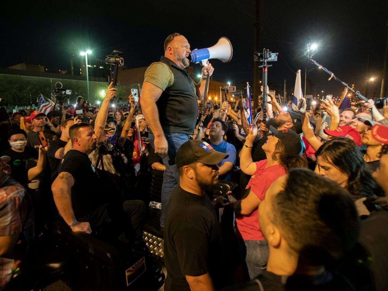 Alex Jones Arizona protests