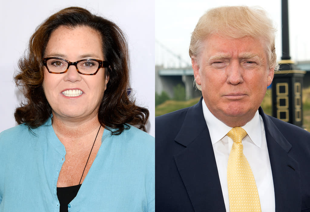 The Rosie O’Donnell and Donald Trump feud continues. (Photo: Getty Images)