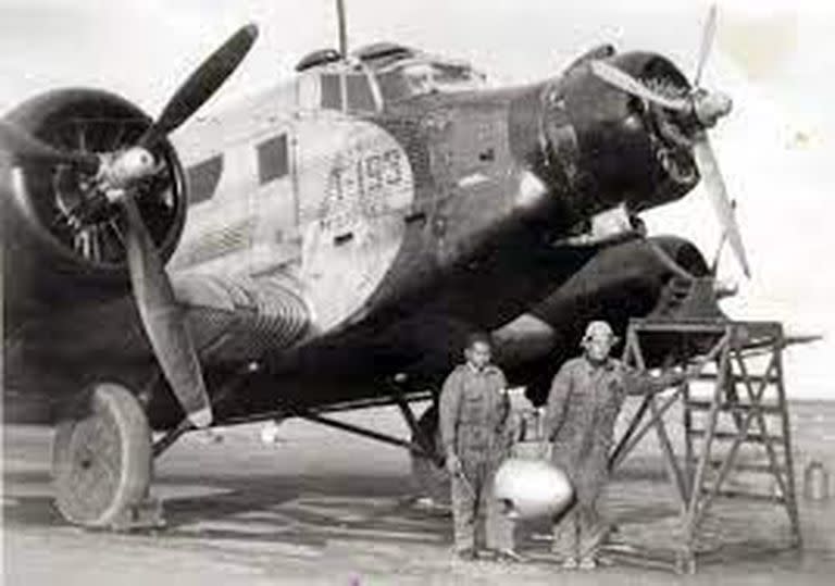 El Junkers matrícula T-153 "Misiones" de la Fuerza Aérea que participó de la represión en Rincón Bomba.