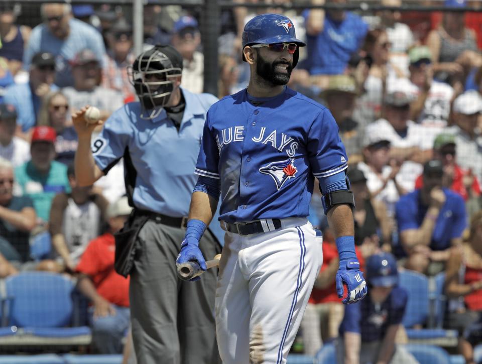 The Toronto Blue Jays retained Jose Bautista, but without Edwin Encarnacion, the offense could take a step back. (AP)