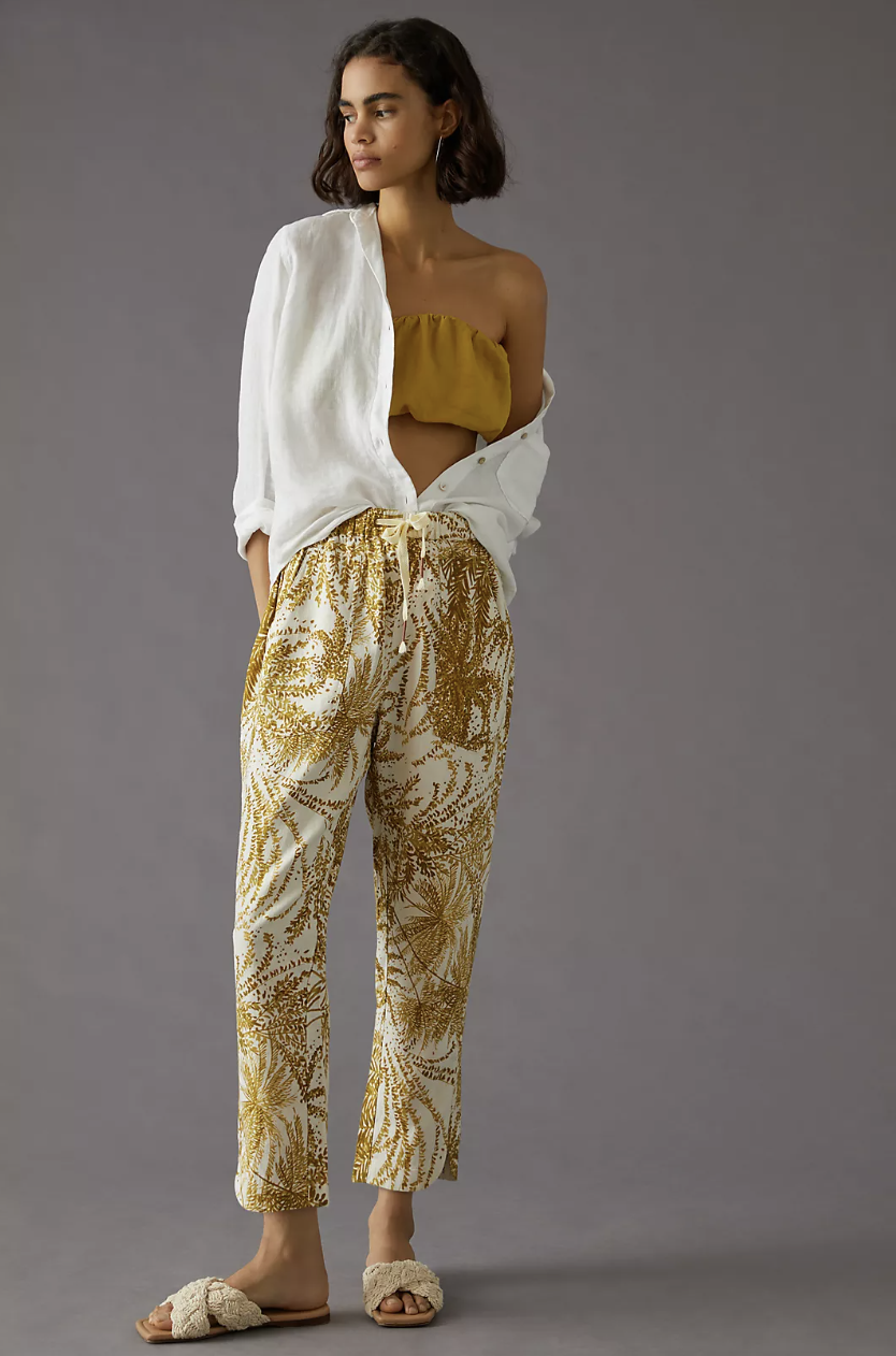 Pilcro Linen Surf Pants (Photo via Anthropologie)