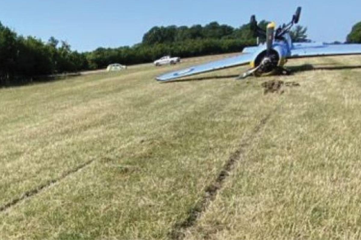 The cause of a plane crash which seriously injured a pilot has been uncovered <i>(Image: AAIB)</i>