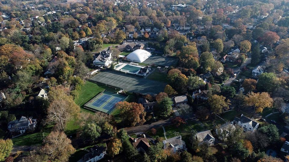 Drone image of the Bronxville Field Club in Bronxville on Tuesday, November 7, 2023.