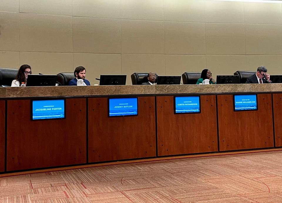Tallahassee city commissioners discussed issues from homelessness, crime and an upcoming charter review during their meeting Wednesday, Aug. 23, 2023.