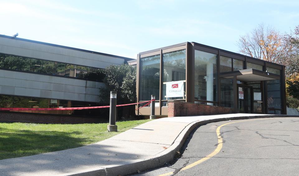 New York Blood Center will transform this office building on Midland Ave in Rye into its first ever campus Oct. 5, 2023.