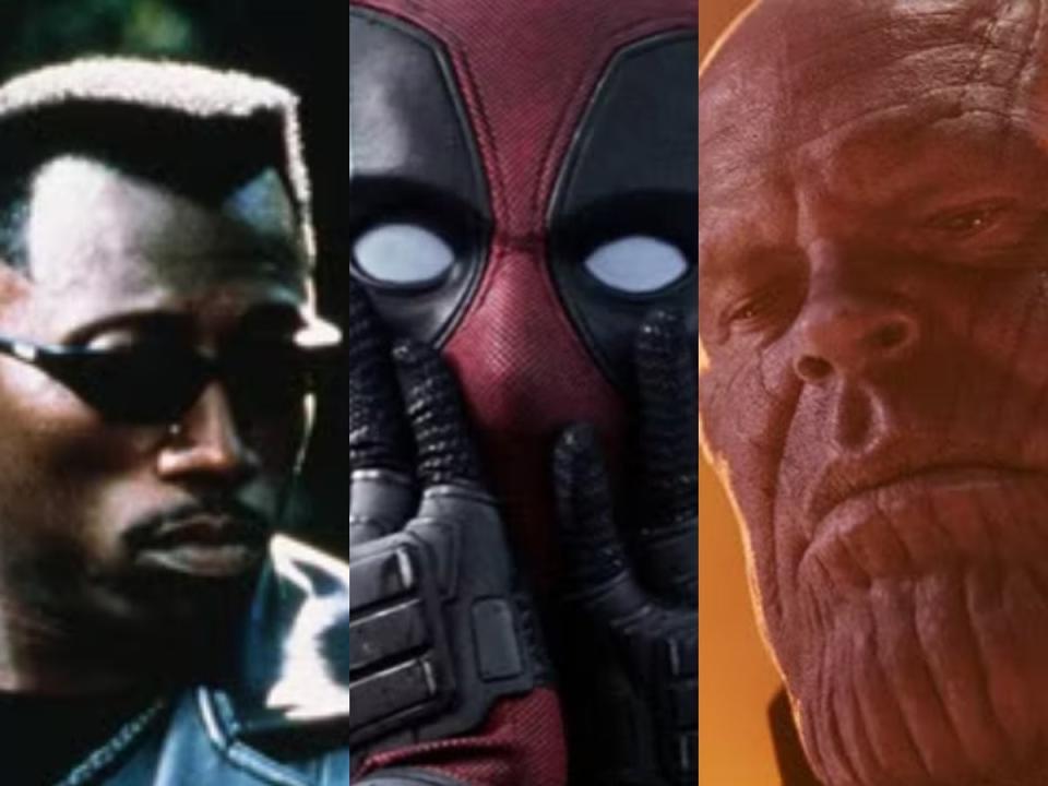The movement of the Blade (left) reboot had a knock-on effect for other movies (Rex / Disney / Marvel)