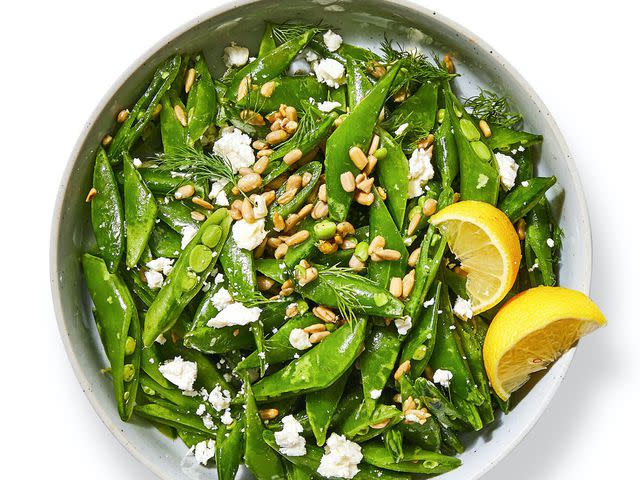 AR Magazine Sugar Snap Pea Salad with Lemon and Dill