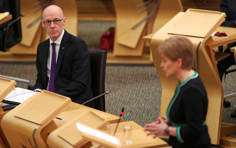 John Swinney is dealing with the affair, after Nicola Sturgeon recused herself of decision making - Russell Cheyne/PA