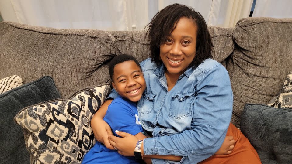 Armanda Legros was fired from her job at an armored truck company rather than given a light duty assignment when she was pregnant with her son, Ayden, in 2012. - Courtesy Armanda Legros