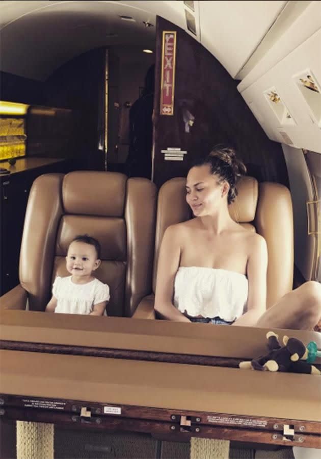 She always posts images of her daughter Luna to her social media accounts. Photo: Instagram.