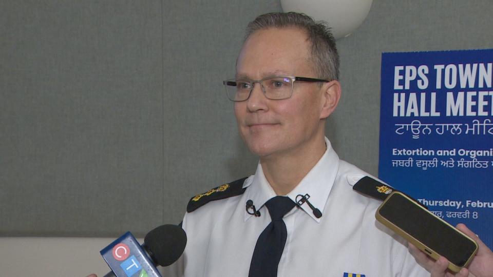 EPS Deputy Chief Devin Laforce says police aren't taking community concerns lightly in the wake of a string of threats targeting South Asian home builders in Edmonton.