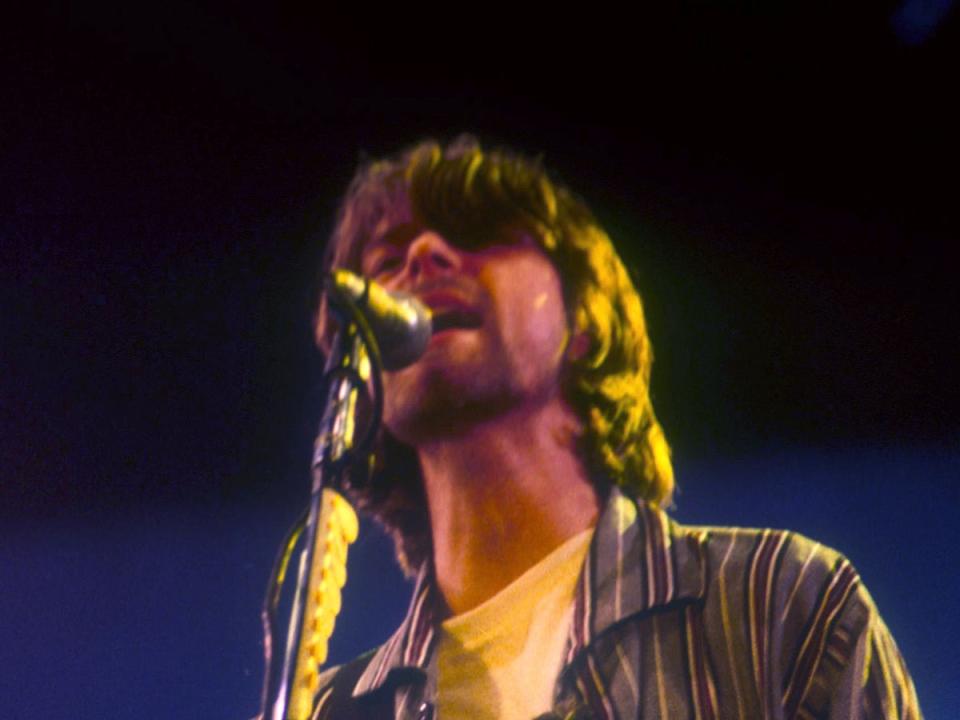 Nirvana performing in 1994 (Andre Csillag/Shutterstock)