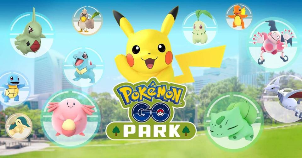 Pokemon GO PARK 活動中可捕捉大量皮卡丘和其他寶可夢。