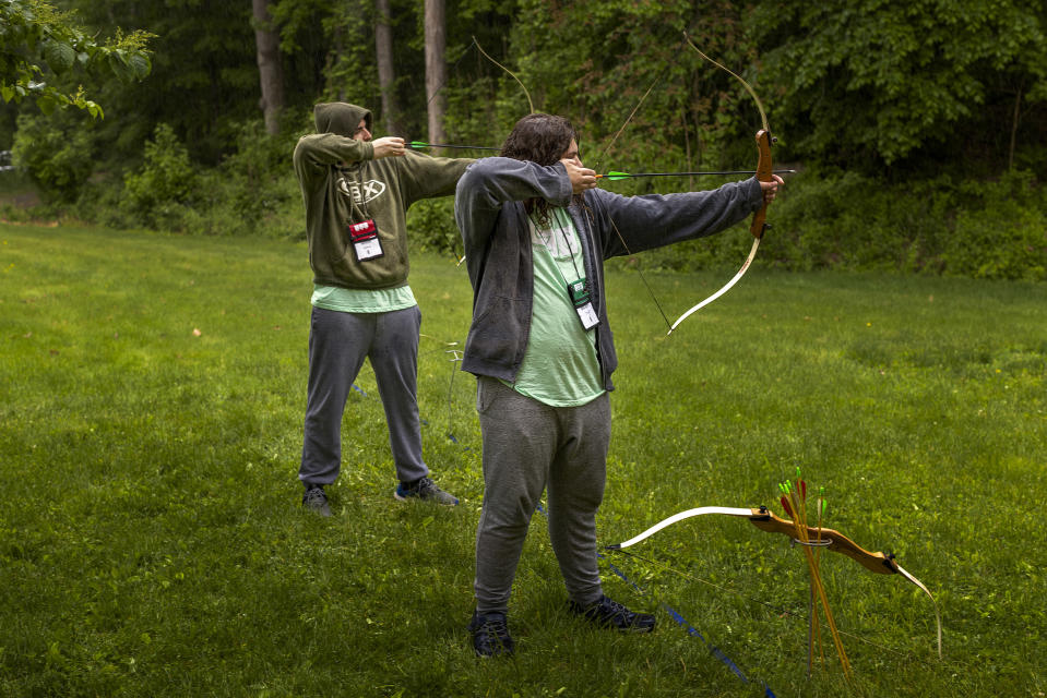 “You can talk without any fears” in camp healing circles, says camper Malachi Chassé, right. “You can share. Everyone’s going to understand.”<span class="copyright">Ilona Szwarc for TIME</span>