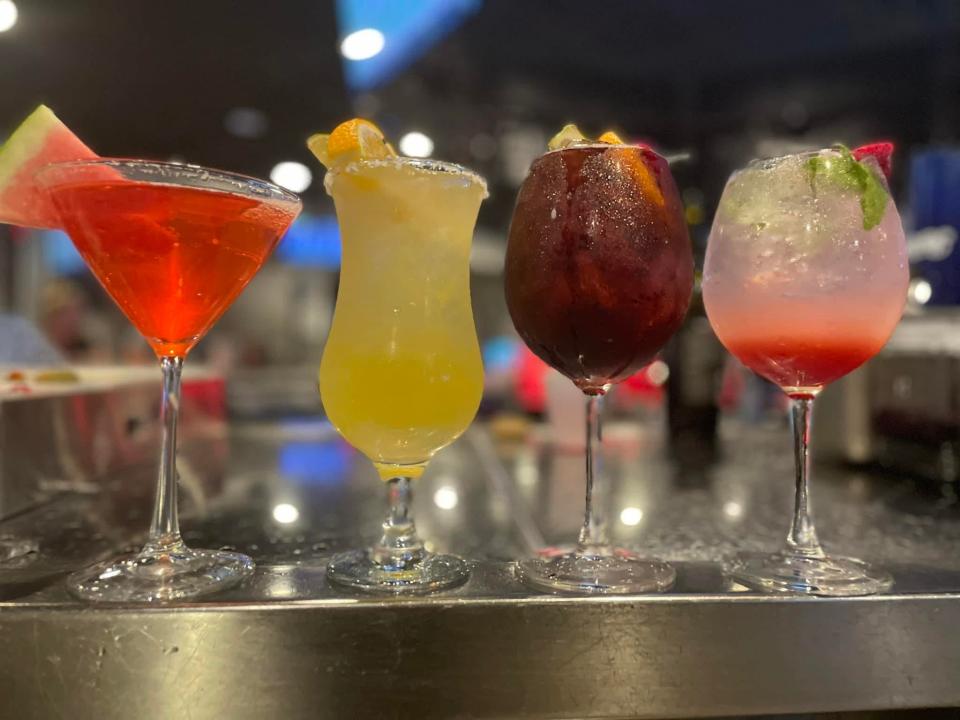 Summer specialty drinks, including a Twisted Melon Martini, Mango Margarita, Raspberry Lime Rickey Sangria and Tito’s "Summerade" are available at Brack's Grille & Tap, 1280 Belmont St., Brockton.