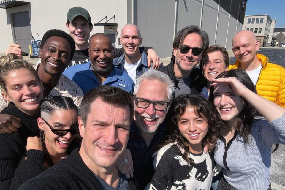 The cast of ‘Superman’ (@jamesgunn/Instagram)