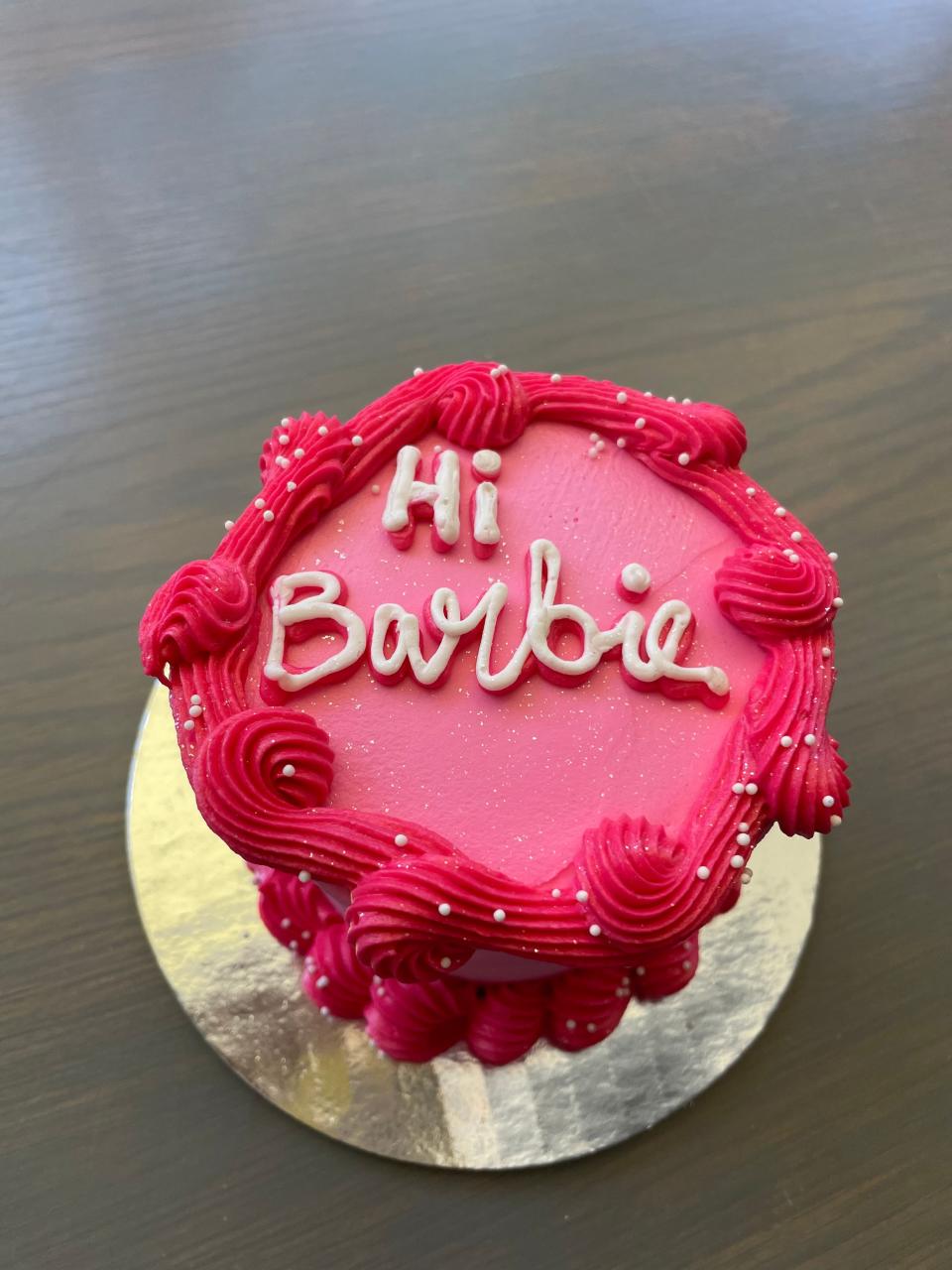 Barbie cake from The Snackery in Rye.