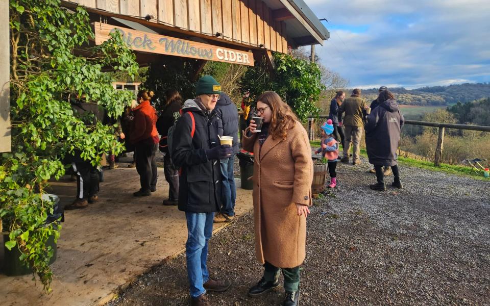 Dick Willows cider shed and valley views, in Bath