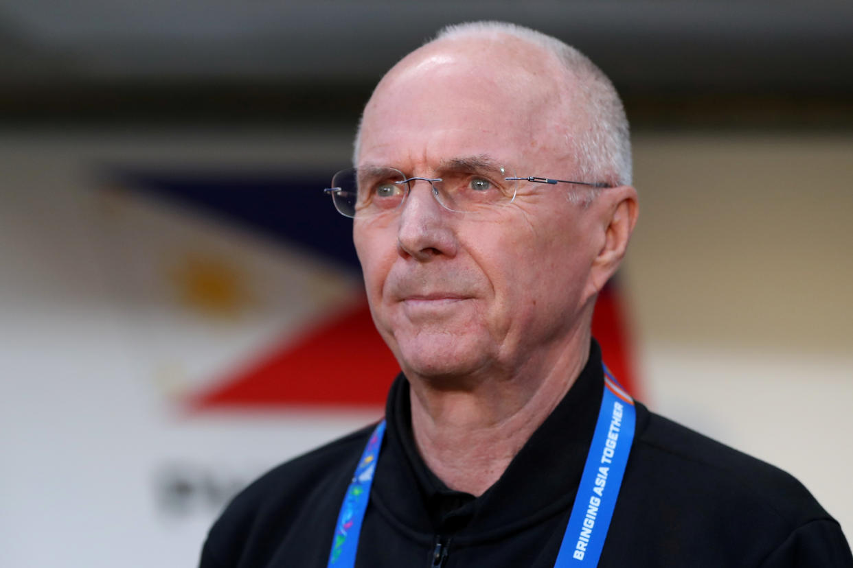 Soccer Football - AFC Asian Cup - Philippines v China - Group C - Mohammed bin Zayed Stadium, Abu Dhabi, United Arab Emirates - January 11, 2019  Philippines coach Sven-Goran Eriksson before the match  REUTERS/Suhaib Salem