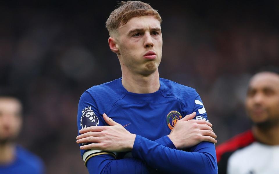 Cole Palmer celebrates scoring the winner against Fulham/Chelsea, but Pochettino hopes the phone stays quiet during his trip to Spain