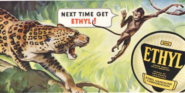 Ad for Ethyl Gasoline