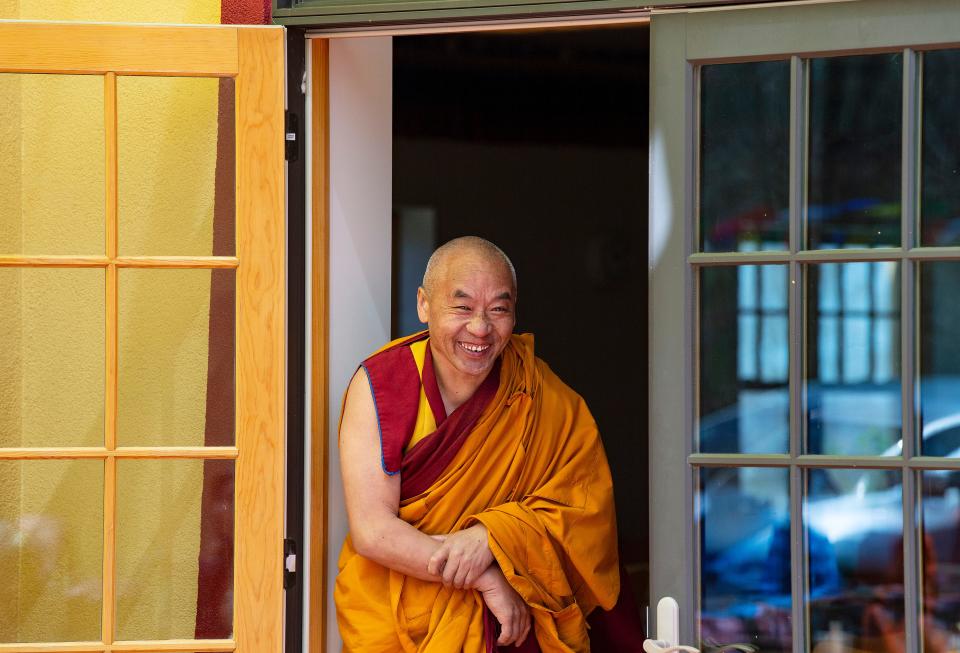 A groundbreaking ceremony was held for the Dalai Lama Library and Learning Center at Namgyal Monastery in Ithaca on Friday, April 29, 2022. The library will hold the teachings of His Holiness, the Great 14th Dalai Lama.