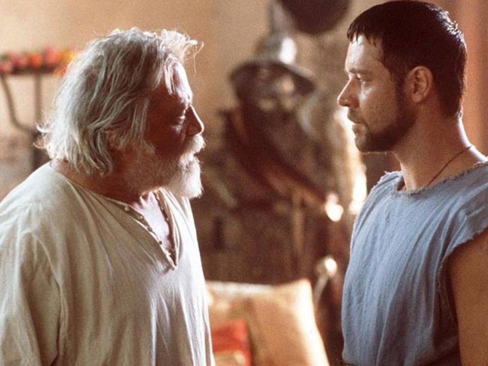 Russell Crowe & Oliver Reed, Gladiator