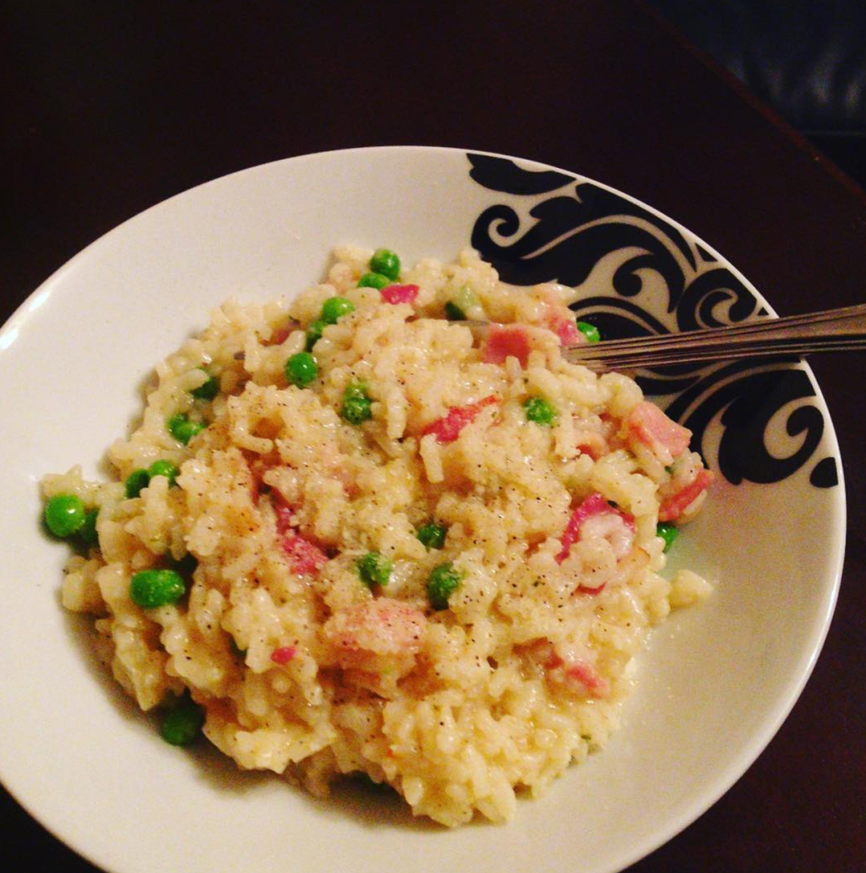 Bacon & Pea Risotto