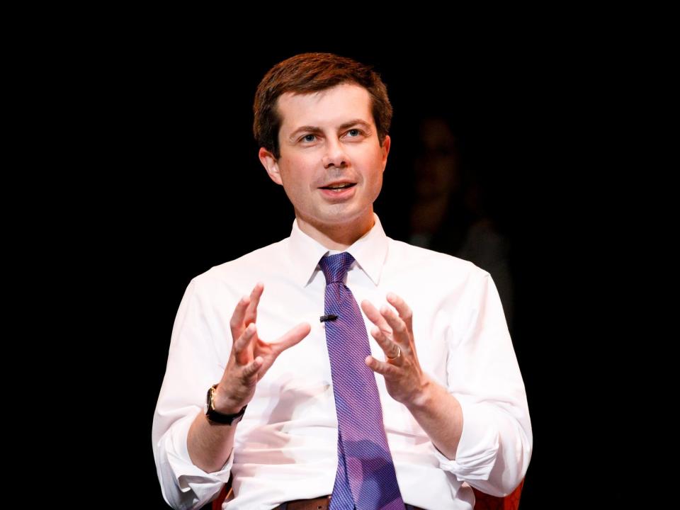 Pete Buttigieg has vowed to take on fraud in the US student loan system, and to hold private for-profit colleges accountable if they waste student money and provide sub-par education.Speaking to students and residents in Queens, New York, the mayor of South Bend detailed steps in his plan for America’s student loan crisis.That plan stops short of giveaways, he told the crowd at Laguardia Community College on Wednesday. But, he said, a forgiveness plan would make sense for students who get duped by colleges on the prowl for potentially vulnerable young people looking for an affordable education in a country where student loans have reached record-setting levels.“Many of these colleges have really harmed people,” Mr Buttigieg said, recalling that he was among those targeted after he returned from serving in Afghanistan by schools that knew they could offer him veteran discounts.“They’ve almost turned the Department of Education into a predatory lender,” he said.Mr Buttigieg’s plan to take on student loans comes at a time when US student debt comes to a whopping $1.47 trillion — and the issue is particularly keen for students who attend for-profit colleges, where student loan defaults are nearly double that for public schools.His comments come just days after billionaire Robert Smith announced he would be paying off an entire graduating class’s student loans — a $40m gift that received praise, but sparked a considerable renewed outrage that America’s education system has come to the point where a billionaire would even need to pay off a class’s debt load.“Very nice of him,” Mr Buttigieg said to laughter when asked about Mr Smith’s announcement on Sunday. “But, you know, try to do that with four million. Right?”Mr Buttigieg’s student loan plan notably stops short of providing free college and tuition, unlike some candidates like Elizabeth Warren or Bernie Sanders, who have made big promises on that front — and who are both leading Mr Buttigieg in national polls at the moment.Instead, Mr Buttigieg says he wants to expand Pell Grants that help low and middle income Americans afford college, and to tie it to inflation to keep Congress out of the issue going forward. He says he wants to see a state-federal partnership, so that students are burdening less of the costs, and so that more Americans can afford to pay for a degree that is one of the best ways to earn a higher wage available to workers.But he has also said he wants to expand access to the Public Service Loan Forgiveness programme, an expansion that he says could help get more people giving back to their communities.Jemma Lasswell, an 18-year-old high school student at his event in Queens, quickly named public service as a reason she came to see Mr Buttigieg on Wednesday. She said that 2020 will be her first opportunity to vote, and that she has already made the first political donation of her life — to the 37-year-old mayor.“Especially when he talks about national service, I just turned 18 and he served in the military and he talks about encouraging more people to involve themselves in community service, especially 18 year olds,” she said when asked why she likes about Mr Buttigieg. “I’m really interested in seeing how he would establish a more social norm for people to serve.”Mr Buttigieg, who is a Rhodes Scholar who studied at Oxford and Harvard, said the issue of student loans is personal for him, too.While he avoided loans by getting a scholarship, he said his husband, Chasten Buttigieg, had to take out some heavy loans to get his Master’s.“It’s something we’re hearing everywhere we go,” Mr Buttigieg said “This is kind of personal for us, too, because as a household we’re now six figures on student debt. I had the benefit of a scholarship to cover my graduate school, but Chasten didn’t because he made the decision to be a teacher, where [with his] master’s [he makes] as much or a little bit less than he did as a bartender when he was putting himself through school.”“It’s a real struggle,” he said.