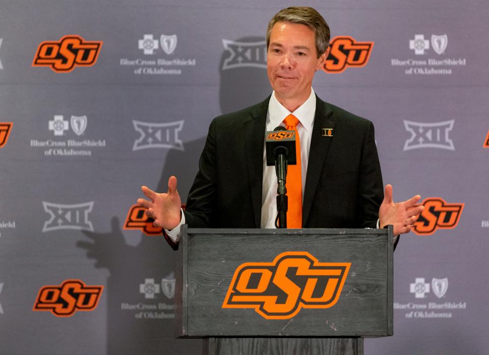 OSU athletic director Chad Weiberg and other Big 12 leaders are on more solid footing when looking to the future.
