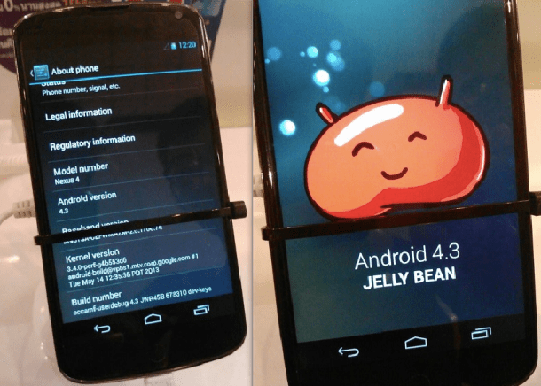 Android 4.3 Release Date 