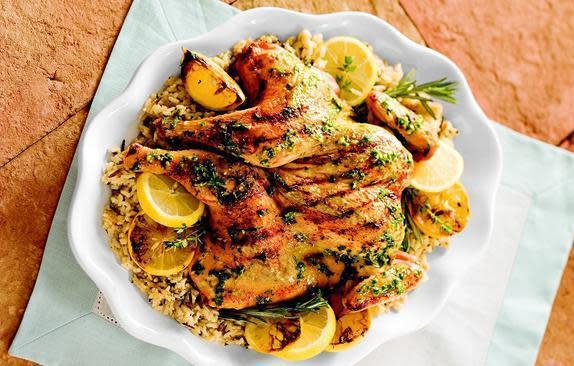 Butterflied Herb and Lemon Grilled Chicken