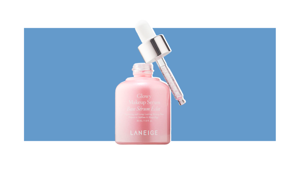 Hydrate the skin with the Laneige Glowy Makeup Serum.